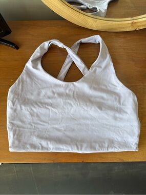 Crossback Sports Bra - Light Lavender